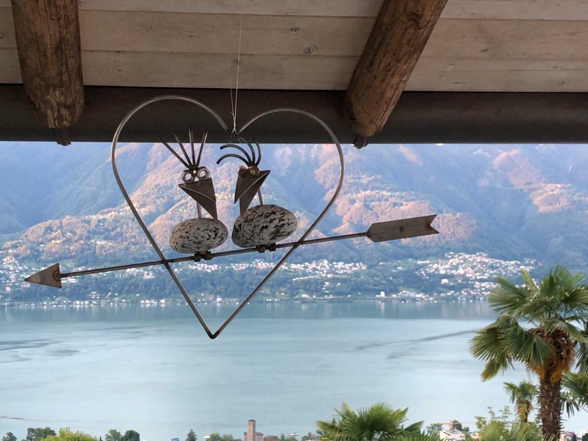 Casa Amira - Locarno Lägenhet Brione sopra Minusio Exteriör bild