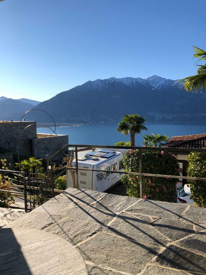 Casa Amira - Locarno Lägenhet Brione sopra Minusio Exteriör bild